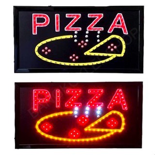 LED Sign PIZZA  ป้ายไฟแอลอีดีสำหรับตกแต่ง 220V ป้ายตัวอักษร ป้ายไฟ ป้ายหน้าร้าน ใช้ประดับตกแต่ง
