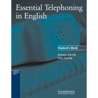 DKTODAY หนังสือ ESSENTIAL TELEPHONING IN ENGLISH STUDENTS BOOK