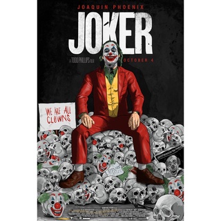 โปสเตอร์หนัง Joker โจ๊กเกอร์ ภาพยนตร์ Movie Poster ภาพติดผนัง ตกแต่งบ้าน รูปติดห้อง ของสะสม ร้านคนไทย