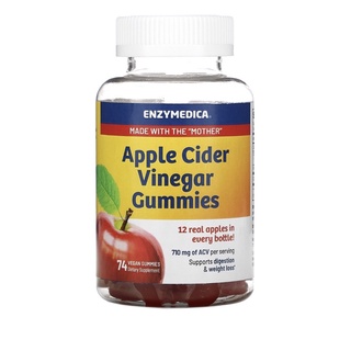 แอปเปิ้ลไซเดอร์วีนีการ์, Apple Cider Vinegar 710 mg74gummies 180 capsule หรือ with mother