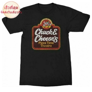 เสื้อยืดสตาร์ยุโรปและอเมริกาเสื้อยืดผ้าฝ้าย พิมพ์ลาย Chuck E Cheese Pizza Time Theater Nicki Minaj สไตล์คลาสสิก เรโทร สํ