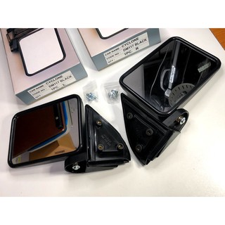 กระจกมองข้าง Mitsubishi Cyclone หลังดำ 1 อัน (เลือกข้างซ้าย หรือขวา ได้ตอนกดสั่ง) ยี่ห้อ Horse (DM117) - กระจก ไซโคลน