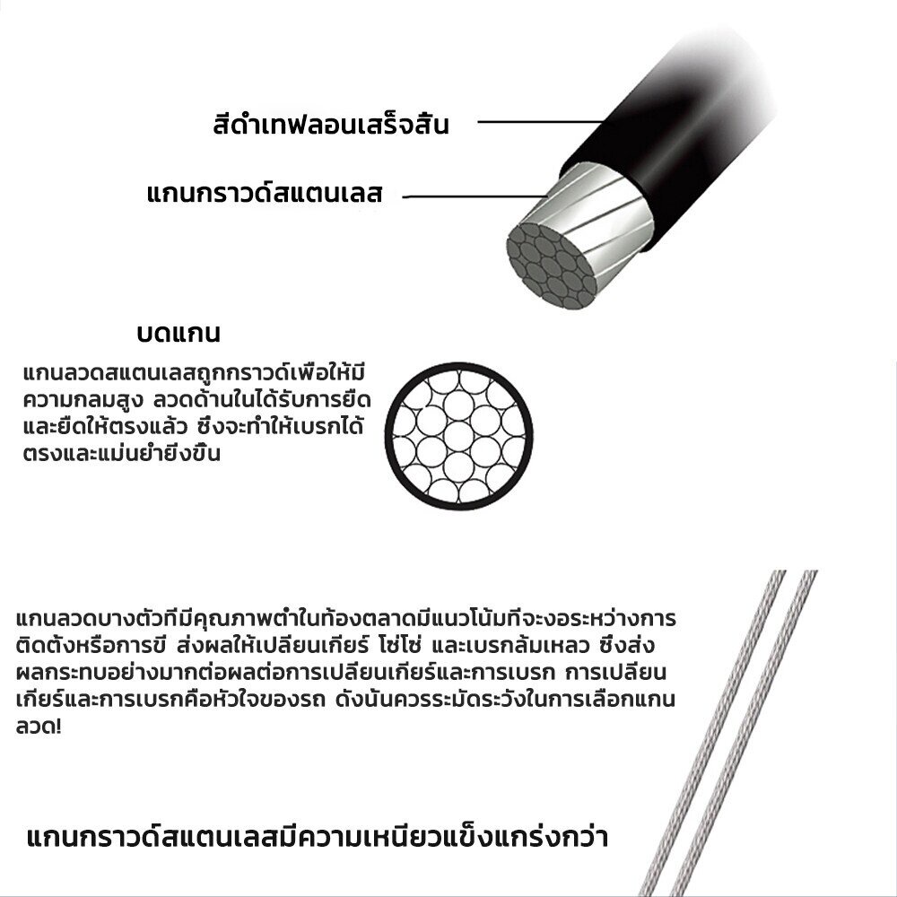 eosm-เบรกจักรยาน-mtb-สายจักรยานความเร็วสาย-fixed-gear-shifter-เกียร์สายเบรคชุด-core-ลวดด้านในสำหรับ-mtb-road-bikes