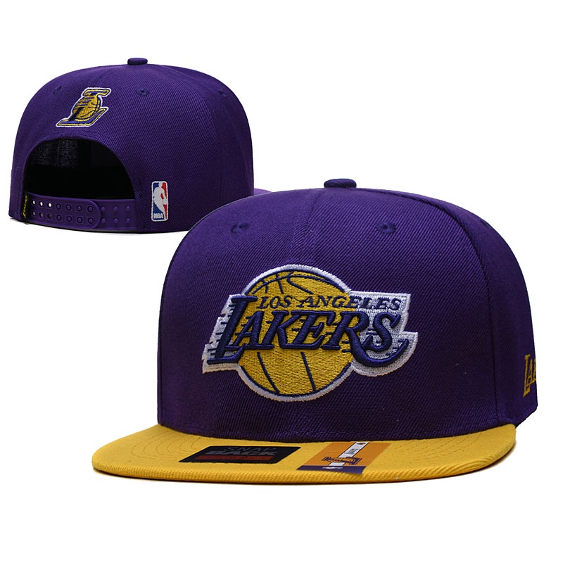nba-los-angeles-lakers-หมวกเสื้อกีฬากลางแจ้งแบบปรับได้