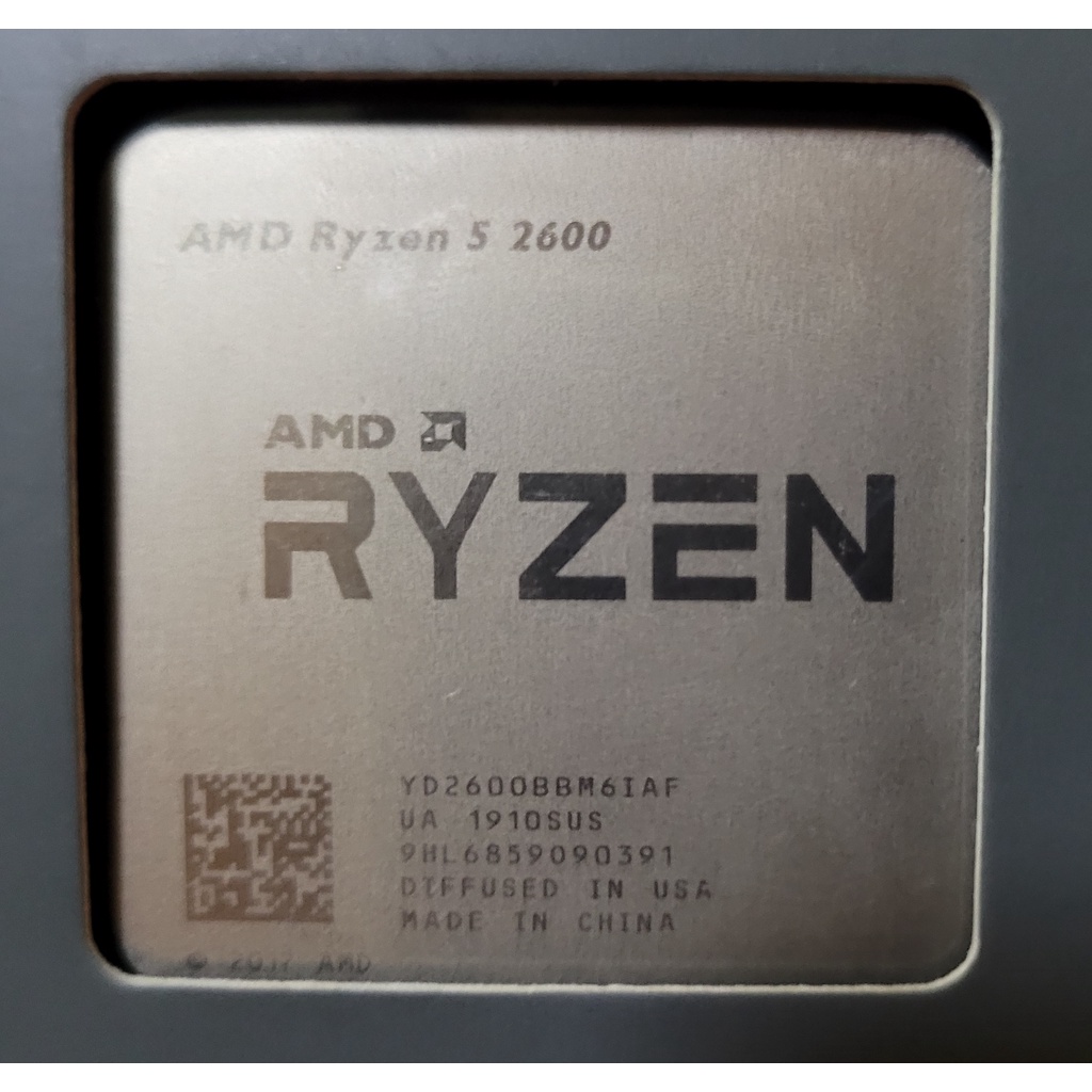 AMD Ryzen 5 2600 ของครบ ยกกล่อง sink ไม่เคยใช้ มีประกัน | Shopee Thailand