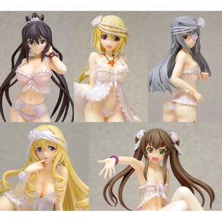 [ฟิกเกอร์แท้] IS: Infinite Stratos - Houki / Charlotte / Laura / Cecilia / Lingyin - DreamTech LingerieStyle - 1/8 (Wave