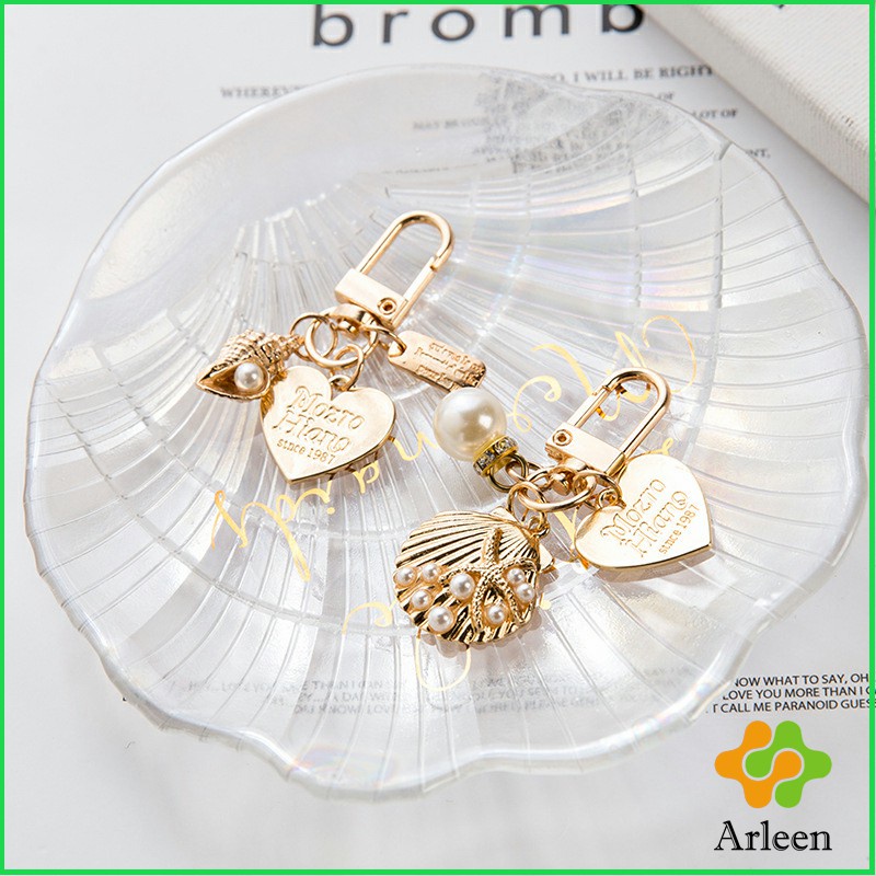 arleen-พวงกุญแจรูปทรงหัวใจประดับกระเป๋า-beautiful-keychain