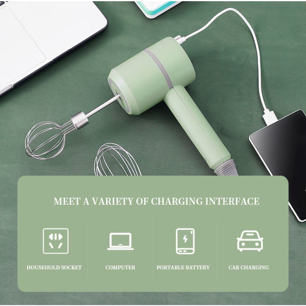 usb-rechargeable-hand-mixer-เครื่องตีไข่ตีแป้งผสมอาหารไฟฟ้า