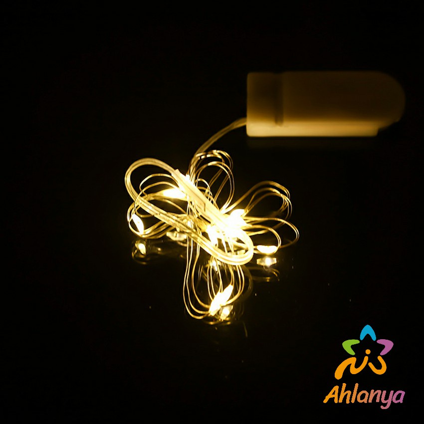 ahlanya-ไฟกระพริบ-led-ไฟตกแต่งเค้ก-ตกแต่งดอกไม้วันเกิด-สายไฟกันน้ำ-led-button-battery-light