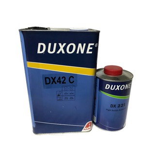 แลคเกอร์ DUXONE DX42 C ระบบ 4:1 (ขนาดแกลลอนเนื้อ DX42 C 4ลิตร +ฮาร์ด DX 221 1ลิตร)
