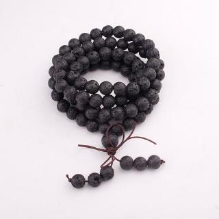 Natural Gemstone Buddha Prayer Beads Mala Bracelets Buddhist Rosary Necklace