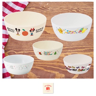 ชามเด็ก Made in Japan ชามพลาสติก Mickey Mouse Kitty Moomin ชามเล็ก Skater