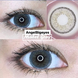 Mabel Gray สีเทา บิ๊กอาย Kitty Kawaii ค่าอมน้ำสูง คอนแทคเลนส์ contact lens Bigeyes ขอบฟุ้ง สายตาสั้น ค่าสายตา แฟชั่น