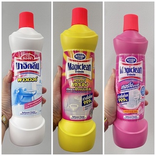 (3 สูตร) Magiclean Power Bathroom Cleaner มาจิคลีน พาวเวอร์ ผลิตภัณฑ์ทำความสะอาดห้องน้ำ 850 มล.