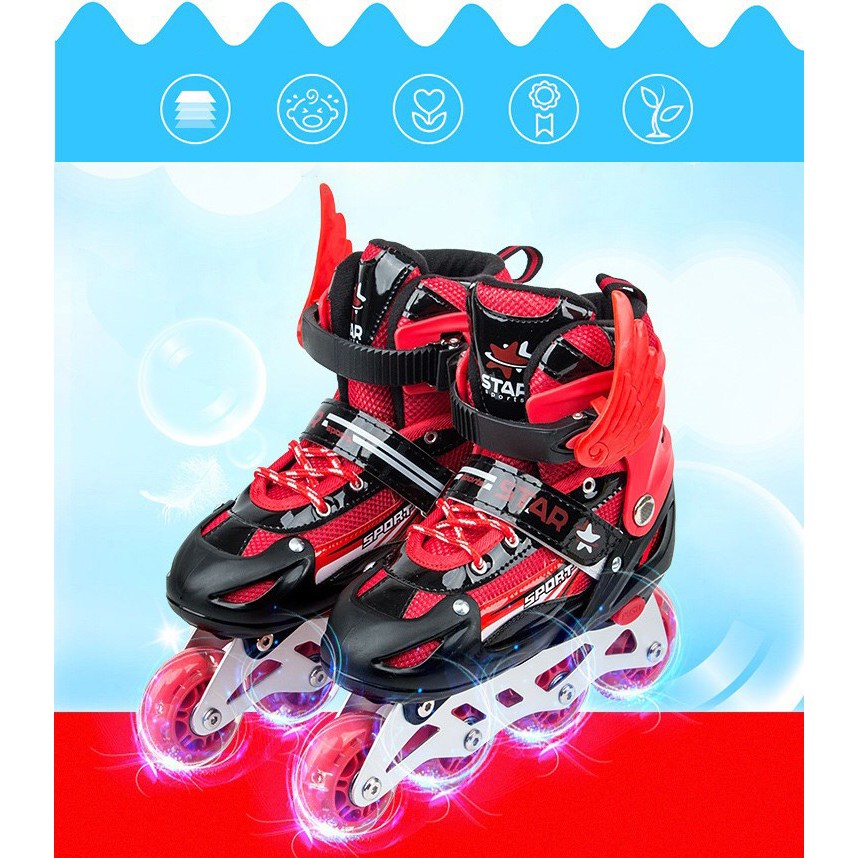 ภาพหน้าปกสินค้ารองเท้าอินไลน์สเก็ตPremium Inline Skate BRAMAN Aluminium Tracks & ABEC-7 Wheels with Light จากร้าน unitbomb บน Shopee