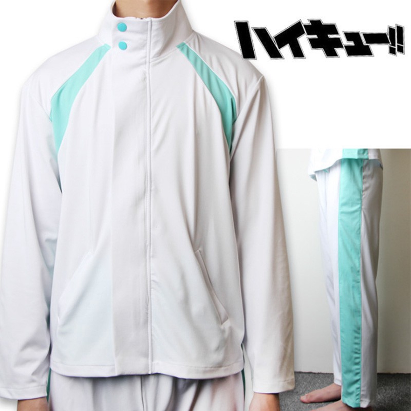 รูปภาพสินค้าแรกของHaikyuu  Aoba Johsai เสื้อแจ็คเก็ตกีฬา ชุดเครื่องแบบกีฬา เครื่องแต่งกายคอสเพลย์ Oikawa Tooru