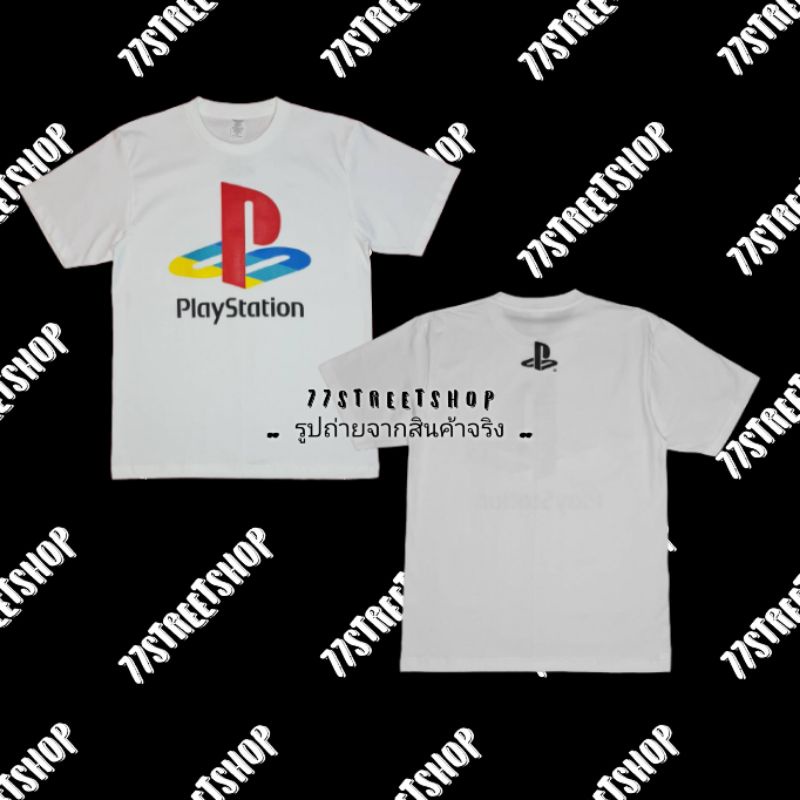 เสื้อยืด-play-station-t-shirt-100-cotton