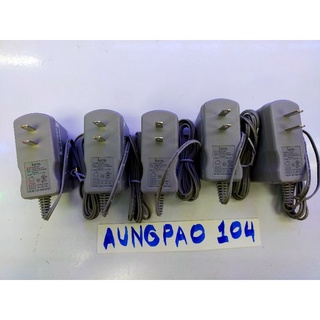 อเด็ปเตอร์ 12v1.5A สีเทา Iuma Input Ac 100v-240Output 12v1.5A สายไฟยาว1.50ม สายแจ็คDC2.1mm บวกในลบนอก ใช้ได้ทั่วไป