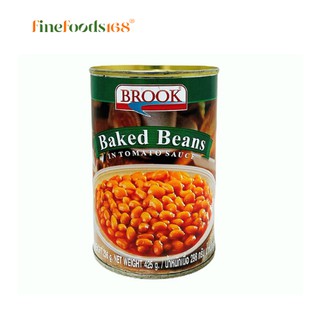 ภาพหน้าปกสินค้าบรูค ถั่วขาวในซอสมะเขือเทศ 425 กรัม Brook Baked Beans in Tomato Sauce 425 g. ซึ่งคุณอาจชอบสินค้านี้