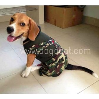 dogacat-เสื้อสุนัข-หมา-และเสื้อแมว-เอี๊ยมยืดทหาร-top-seller