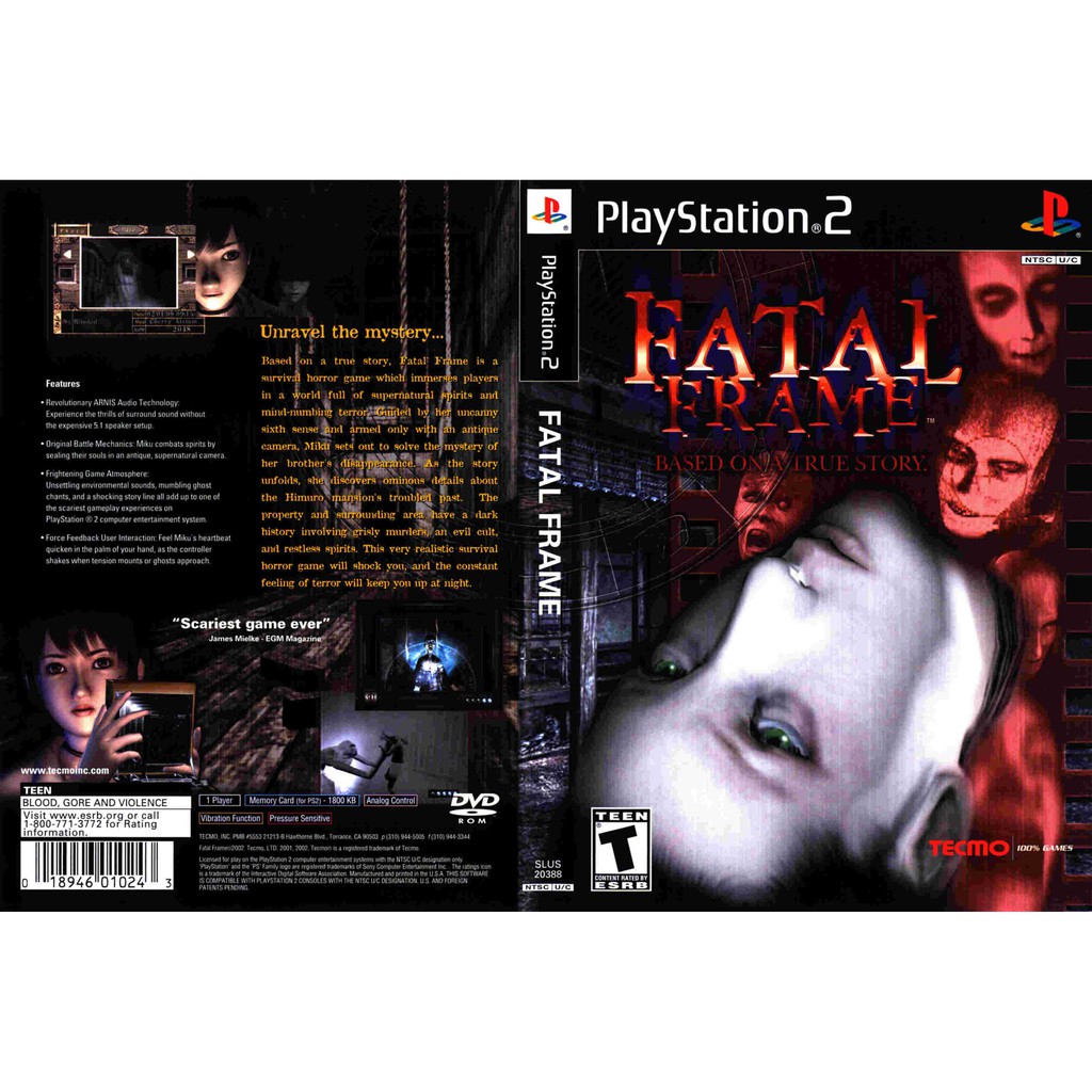 แผ่นเกมส์-ps2-ร้านเปิดใหม่พิเศษสุดๆ-fatal-framee-usa