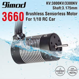 【ลดราคา】9IMOD 3660 มอเตอร์ไร้แปรงถ่าน กันน้ํา 3800KV 3300KV สําหรับ WLtoys XK 104001 1/10 Tamiya GTR Traxxas HSP Lexus รถบังคับวิทยุ