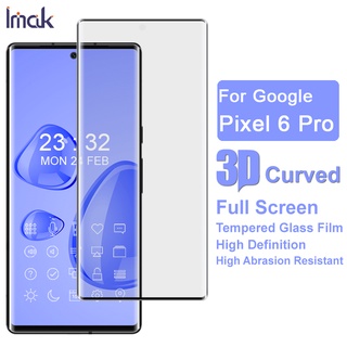 ภาพขนาดย่อของสินค้าOriginal Imak Google Pixel 6 Pro Tempered Glass Pixel6 Pro 3D Curved Full Cover Screen Protector Film