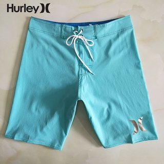 Hurley กางเกงว่ายน้ํา กางเกงขาสั้น กางเกงชายหาด ลําลอง ระบายอากาศ สีดํา สําหรับผู้ชาย