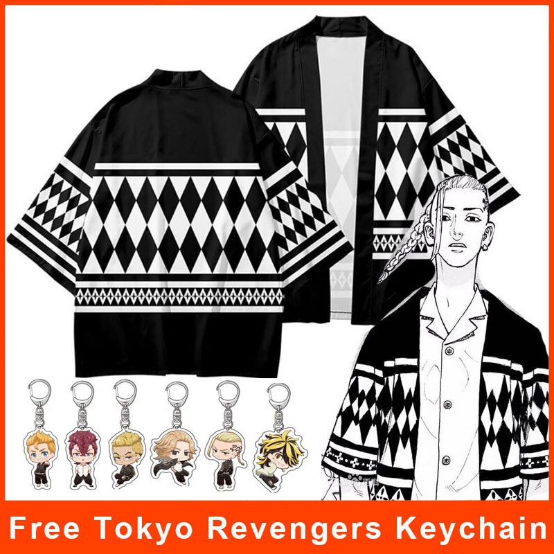 รูปภาพของเสื้อคลุมกิโมโนพิมพ์ลายอะนิเมะ Tokyo Revengers Ken Ryuguji Drakenลองเช็คราคา