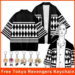 ภาพหน้าปกสินค้าเสื้อคลุมกิโมโนพิมพ์ลายอะนิเมะ Tokyo Revengers Ken Ryuguji Draken ที่เกี่ยวข้อง
