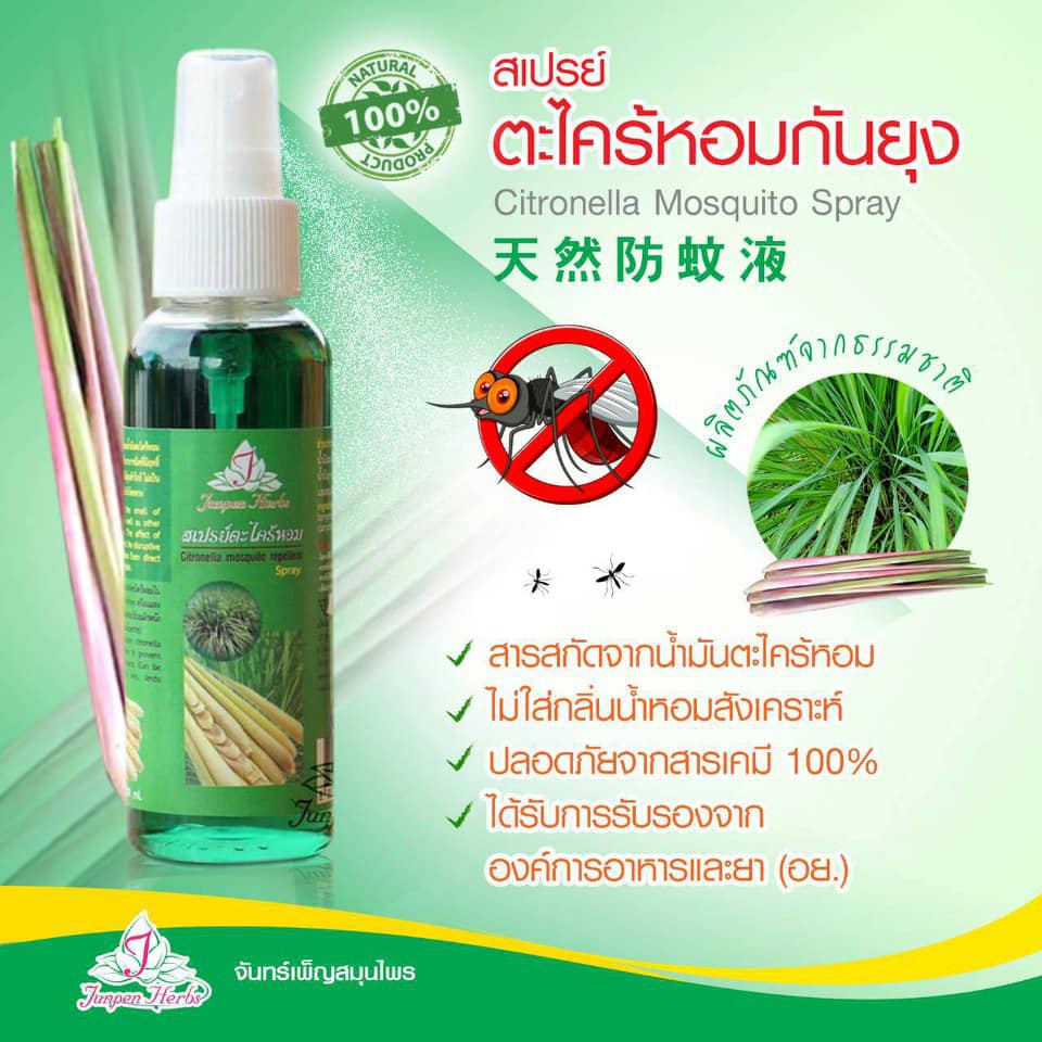 สเปรย์ตะไคร้หอมกันยุง-citronella-spray