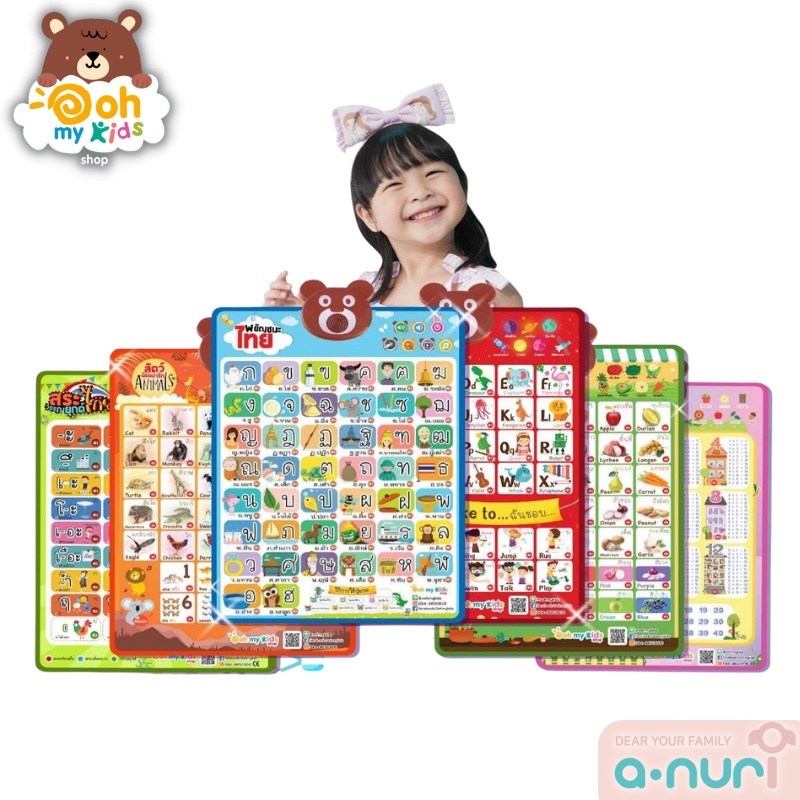 oohmykids-โปสเตอร์พูดได้-โปสเตอร์มีเสียง-โปสเตอร์กขค-โปสเตอร์abc-โปสเตอร์สอนภาษา-ลิขสิทธิ์แท้