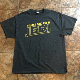 ขายดี!เสื้อยืด พิมพ์ลาย Star S Xlarge Trust Me Im A Jedi สไตล์คลาสสิก ไม่ซ้ําใคร สําหรับผู้ชาย DMdgec53GMpflo25S-5XL