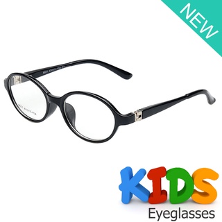 Japan ญี่ปุ่น แว่นเด็ก แฟชั่น รุ่น 8801 C-1 สีดำ วัสดุ พีซี เกรด เอ PC A กรอบเต็ม ขาสปริง แว่นตาเด็ก Kid Glasses