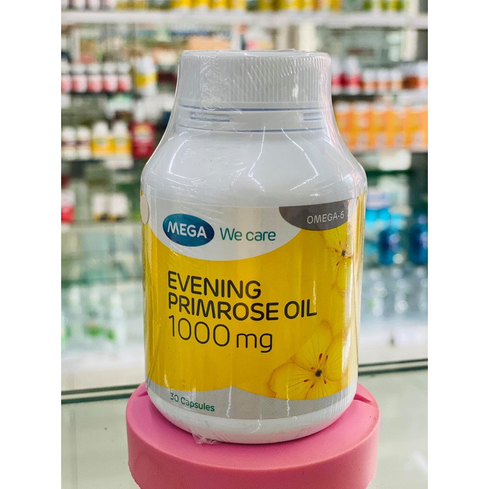 ภาพหน้าปกสินค้าMega We Care Evening Primrose Oil 1000mg 30 แคปซูล เมก้า อีฟนิ่งพริมโรส ลดอาการวัยทอง อาการปวดประจำเดือน จากร้าน mrgolf4314747 บน Shopee