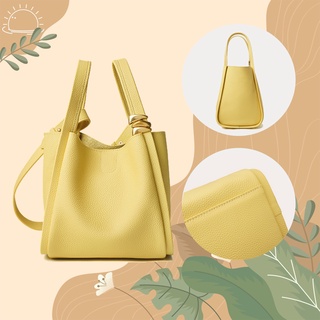 **พร้อมส่ง**Luxury Bag for Women Designer Handbag Genuine Leather 2022: Yellow