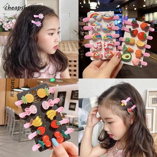 ifyou-fashion-korean-cartoon-unicorn-baby-kids-hair-clip-set-flower-fruit-hairpin-set-girls-headdress-hair-accessories