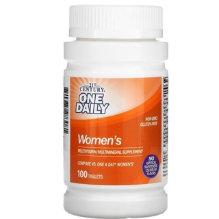 ภาพขนาดย่อของภาพหน้าปกสินค้าวิตามินรวมสำหรับผู้หญิง One Daily, Women's, 100 Tablets จากร้าน shopnista บน Shopee ภาพที่ 1