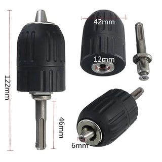 2-13 มม.keyless Drill Chuck 1/2 "-20unf พร้อมอะแดปเตอร์เชย 1/2" Keyless Drill Chuck สำหรับการแปลงประแจกระแทก