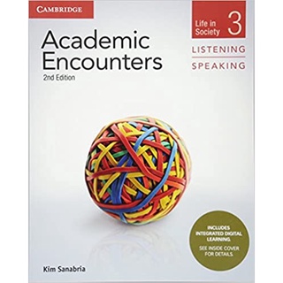DKTODAY หนังสือ ACADEMIC ENCOUNTERS 3 L/S LIFE IN SOCIETY:SB+INTEGRATED DIGITAL (2ED)