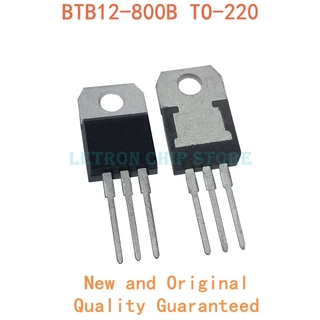 ชิปเซ็ต ไอซี btb12-800b to220 btb12-800 para-220 btb12 800b novo e ของแท้ 10 ชิ้น