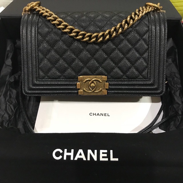 CHANEL BOY 10 Holo 19 Shopee Thailand