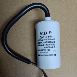 900732 C 10 UF 400V คาปาซิเตอร์ตัวเก็บประจุไฟ คอนเดนเซอร์