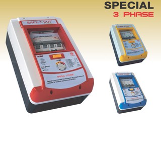 Banana Electric SAFE T CUT เครื่องตัดไฟ รุ่น Special mini 3P 63A