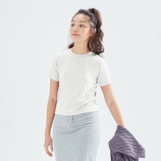 CIRCULAR เสื้อยืดคอกลม ผู้หญิง แขนสั้น Women T-Shirt ผ้ารีไซเคิล 100% ดีต่อสิ่งแวดล้อม