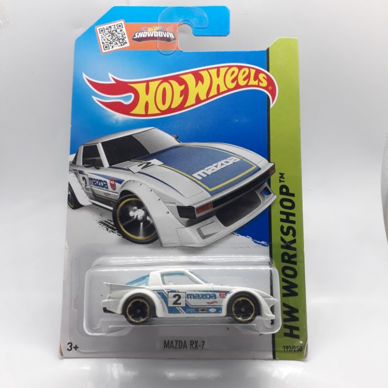 รถเหล็ก Hotwheels MAZDA RX-7 สีขาว เบอร์ 2 (ib22) | Shopee Thailand