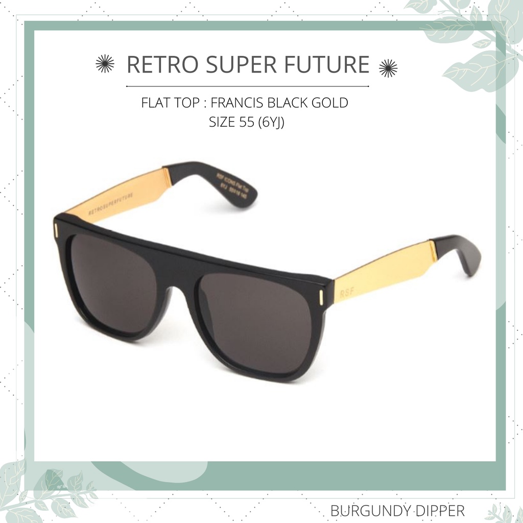 แว่นกันแดด-super-รุ่น-flat-top-francis-black-gold-size-55-6yj