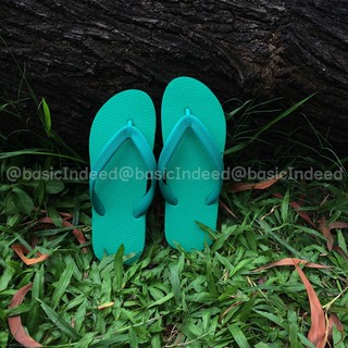 รองเท้าแตะคีบสีพื้น: สีเขียว(รุ่นประหยัด)