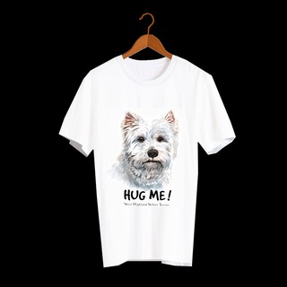 ภาพหน้าปกสินค้าเสื้อลายหมา DI23 เสื้อยืดลายหมา West Highland White Terrier เสื้อยืดพิมพ์ลายน้องหมา ซึ่งคุณอาจชอบราคาและรีวิวของสินค้านี้