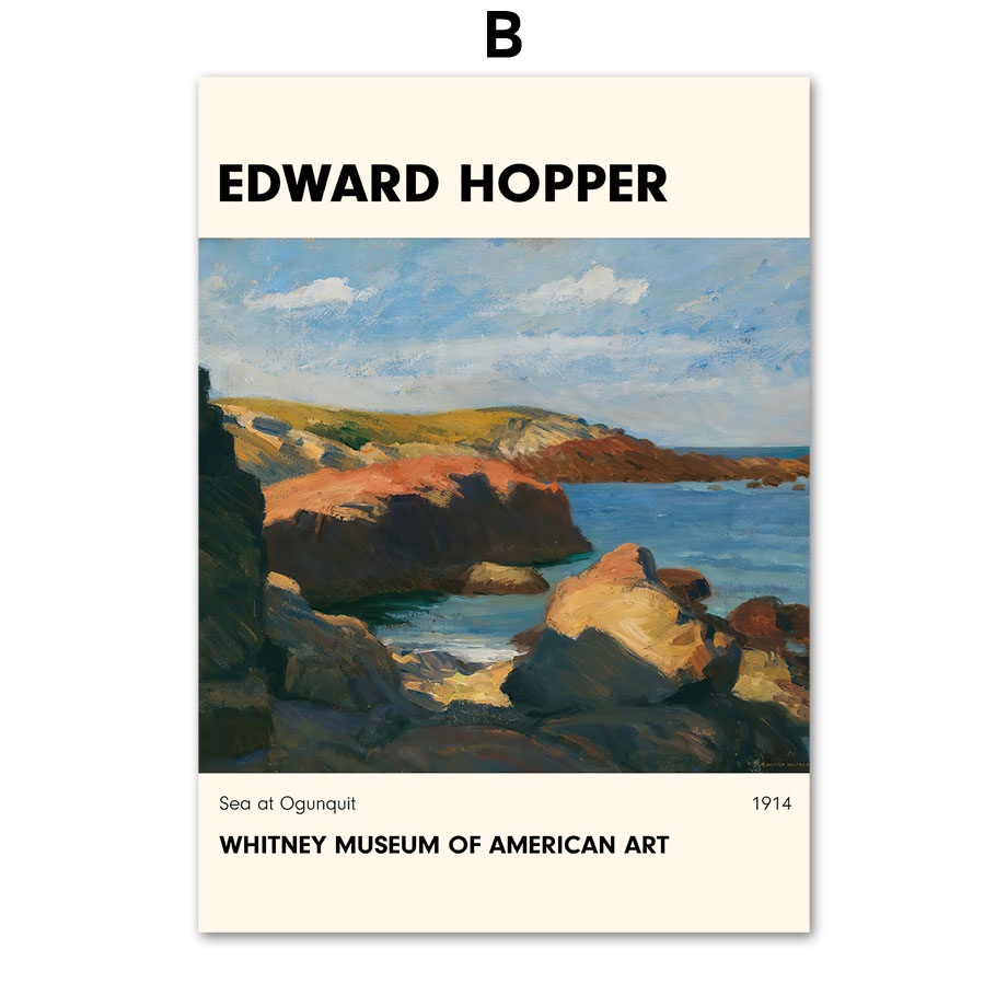 โปสเตอร์ภาพวาดผ้าใบ-รูป-edward-hopper-สไตล์นอร์ดิก-โมเดิร์น-สําหรับตกแต่งผนัง